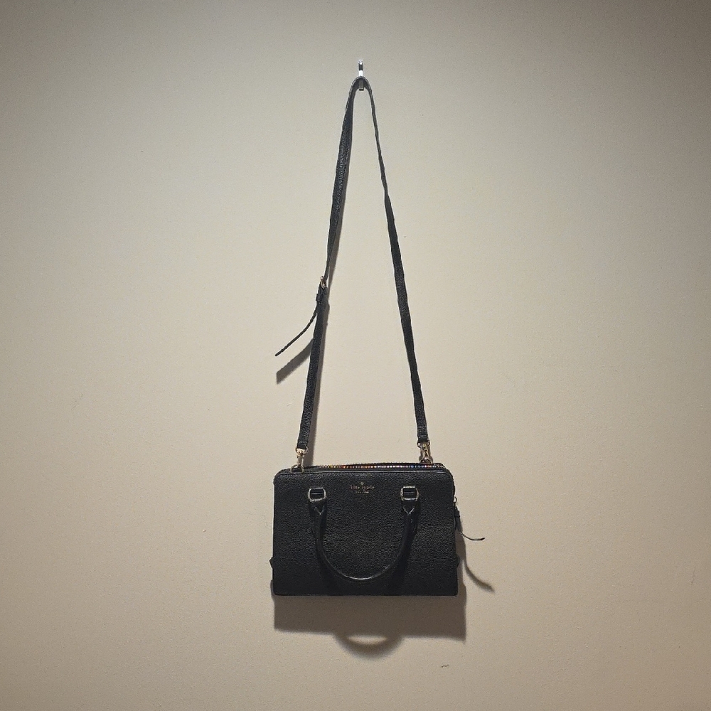 Like New Kate Spade Black Crossbody Bag with Adjustable Strap